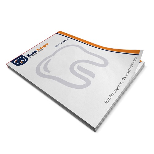 Receituário A4 2un (50vias por bloco)